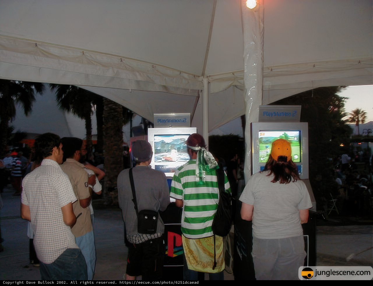 Gathering Around the Coachella Tent