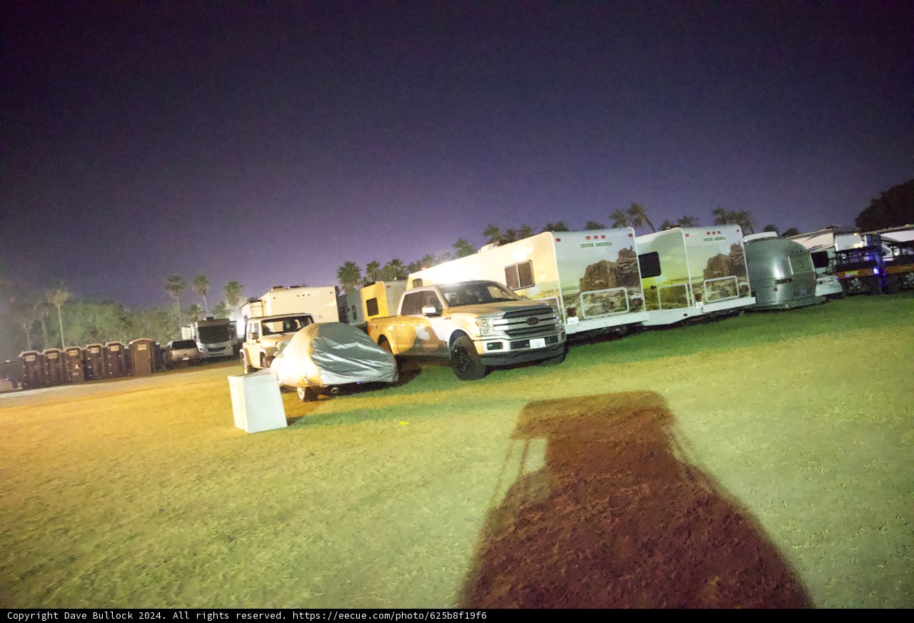 Nighttime Convoy at Coachella 2024