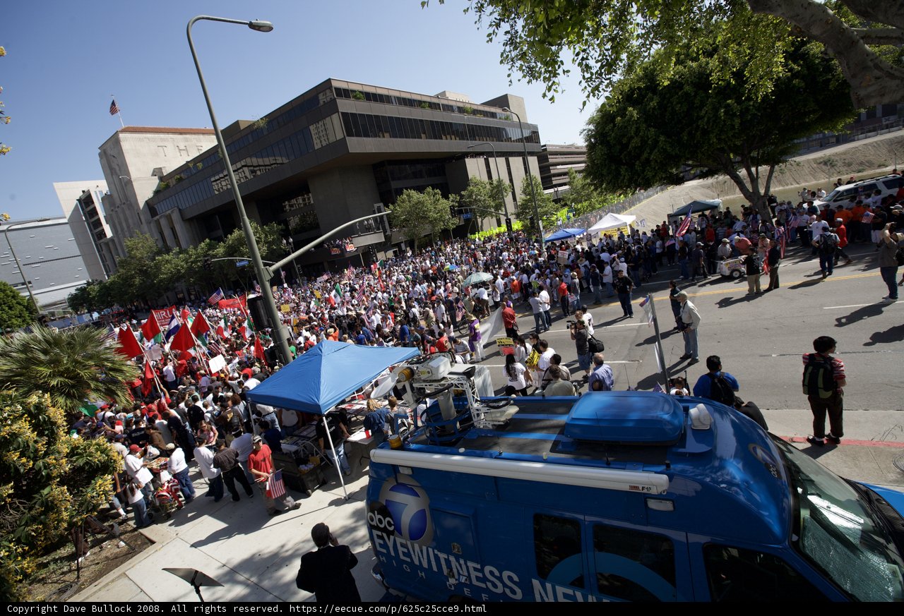 Mayday Rally at City Intersection