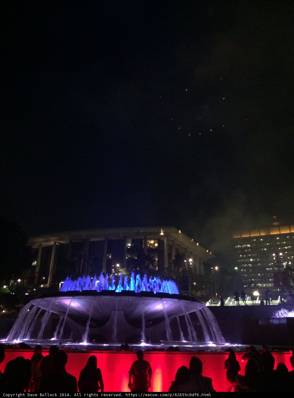 Illuminated Fountain Gathering
