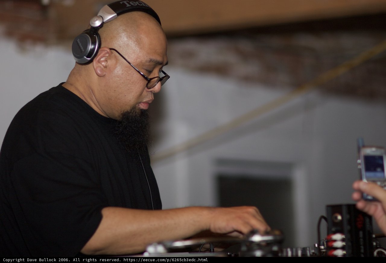 DJ Beats: The Musician with Headphones and Beard