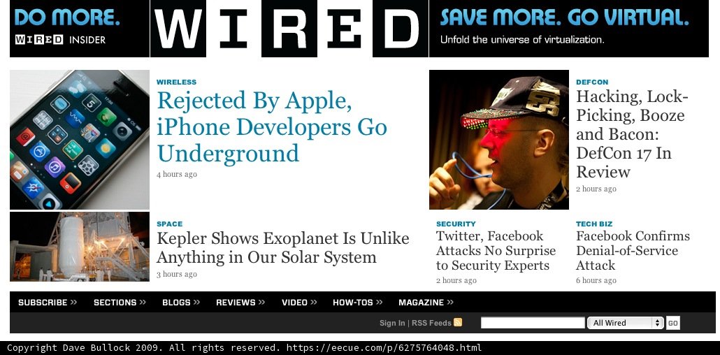 Exploring the Wired World