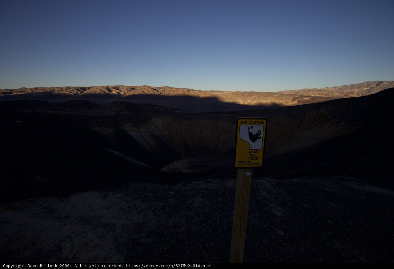 Canyon Entrance Sign with Mountain View