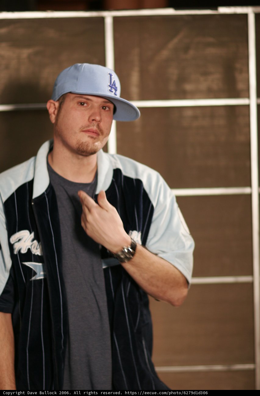Blue Stripes and a Baseball Cap