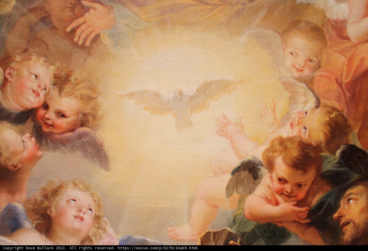 Angels and Dove in Maud Humphrey's Painting