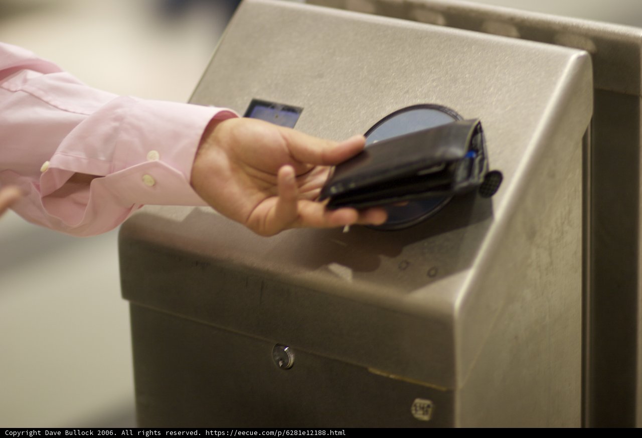 Inserting Money into the Machine