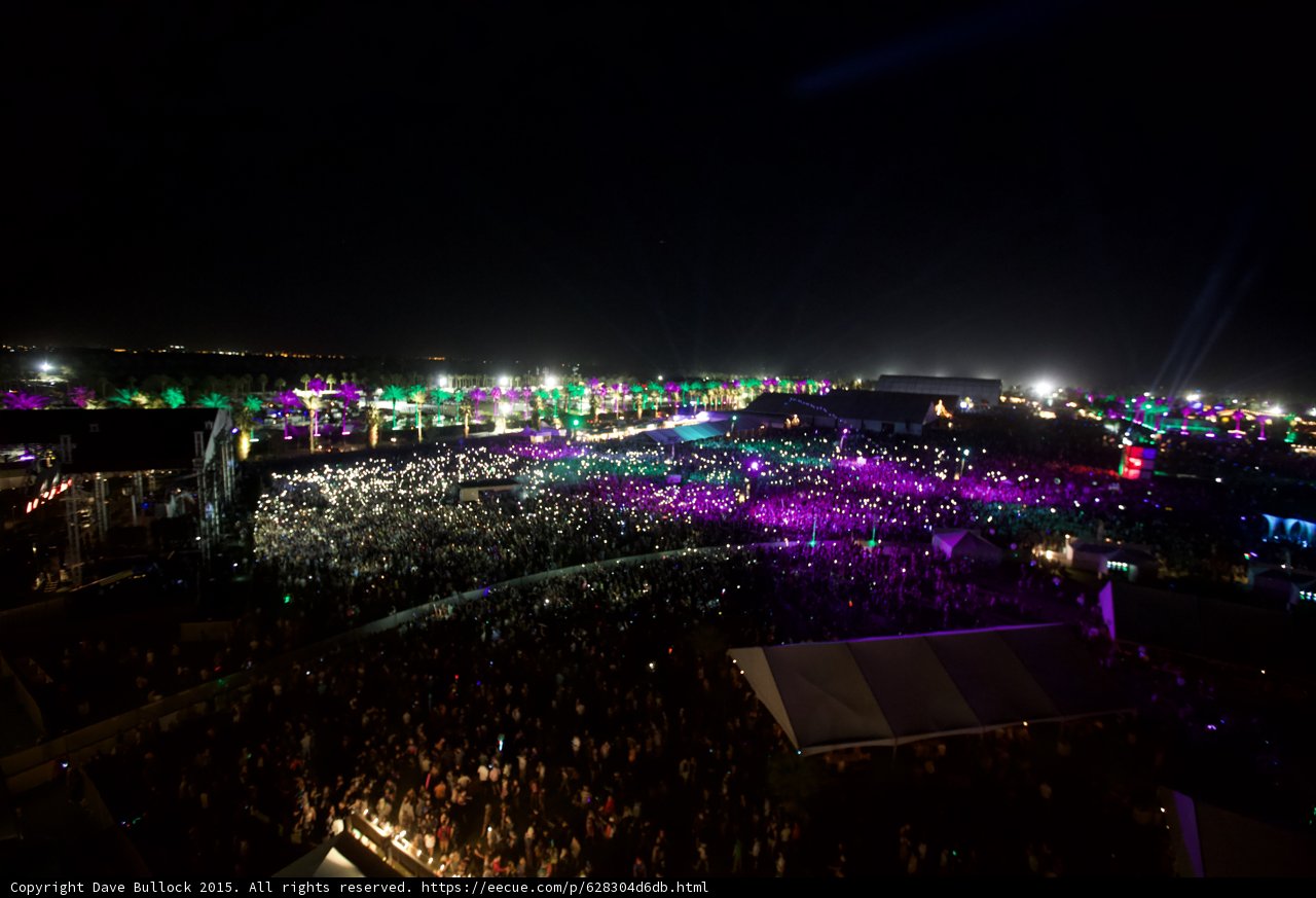 Nighttime Metropolis Concert Crowd
