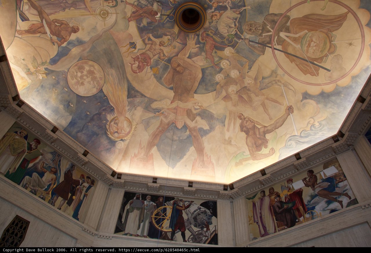 Magnificent Ceiling Painting in a Place of Worship