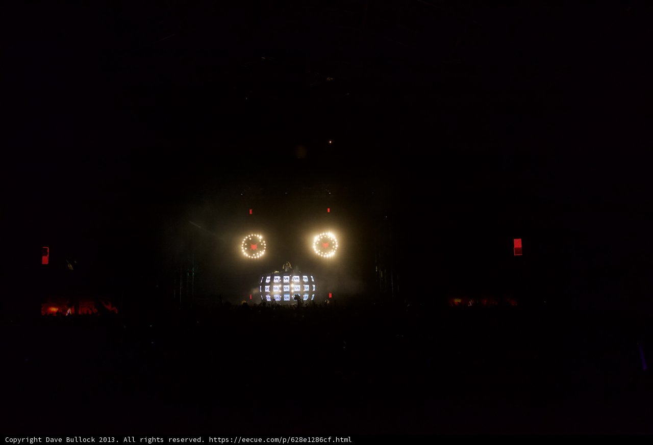 Smoke and Light Show on the Coachella Stage