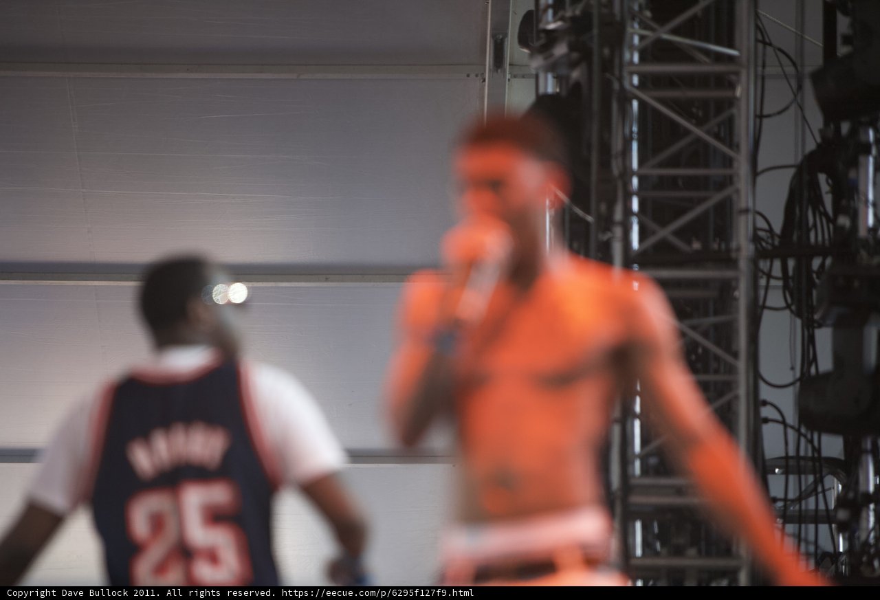 Shirtless Performer Takes Coachella Stage