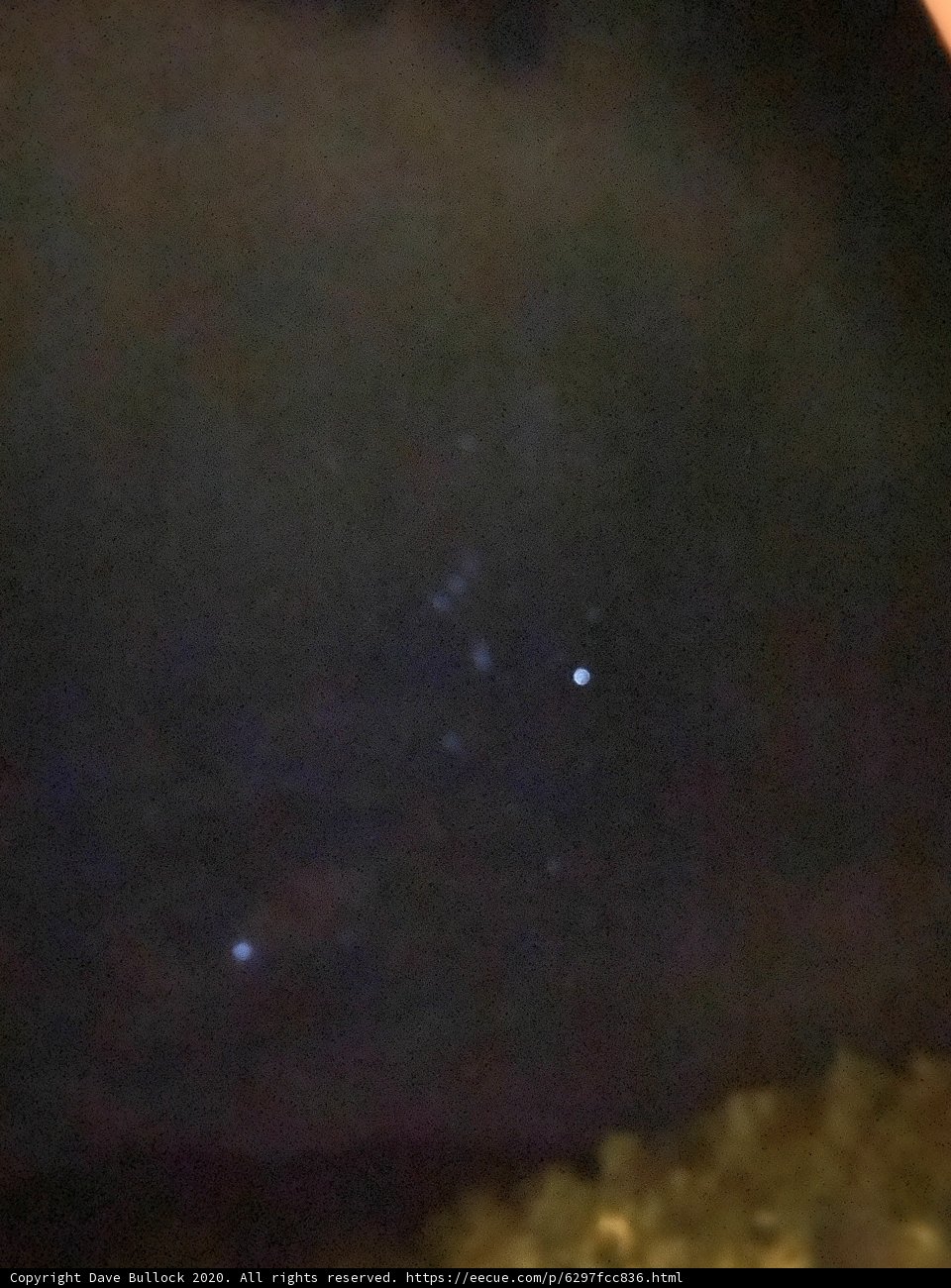Moon and Stars Over Carmel