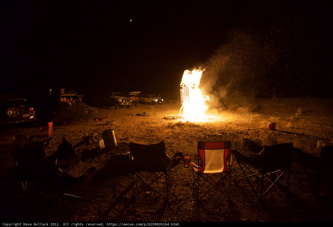 Desert Bonfire