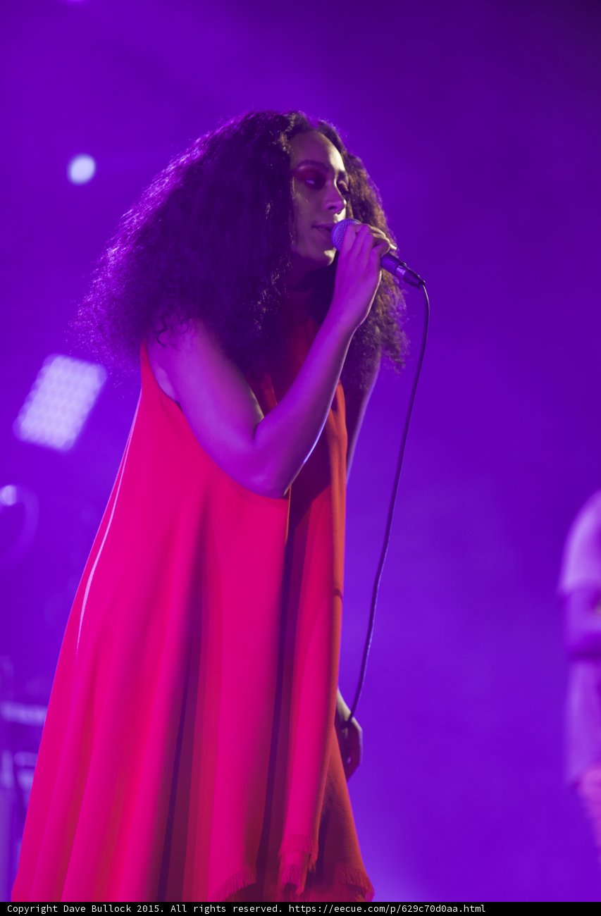 Solange Three Quarter Portrait Soft Smile Band Member Purple