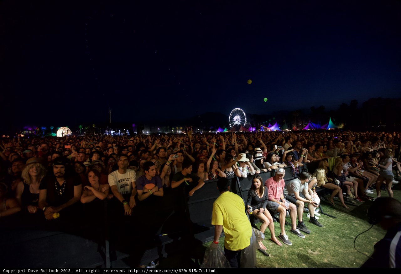 Coachella Concert Crowd