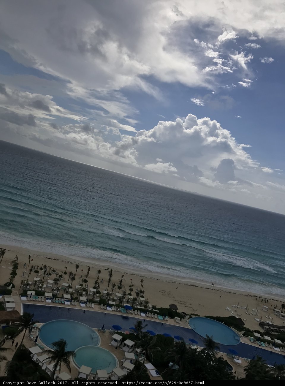 Serene View from the Top of the Hotel Pool