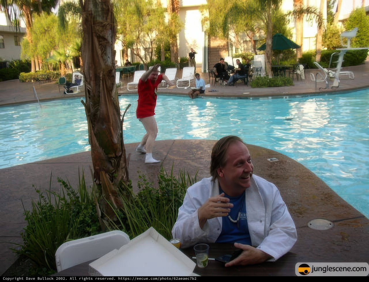 Poolside Pizza Party