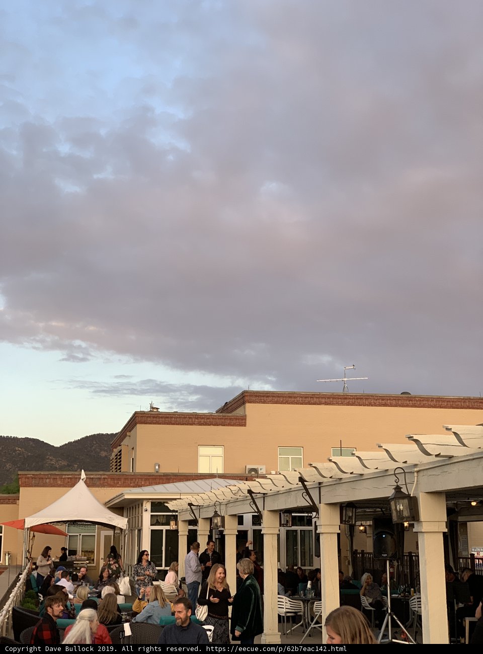 Sunset Dining on the Patio