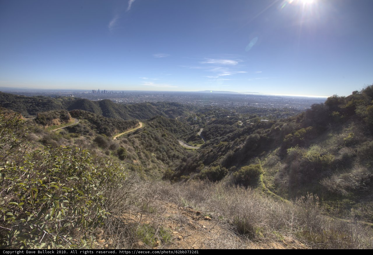 Radiant Sunshine over Griffith Park