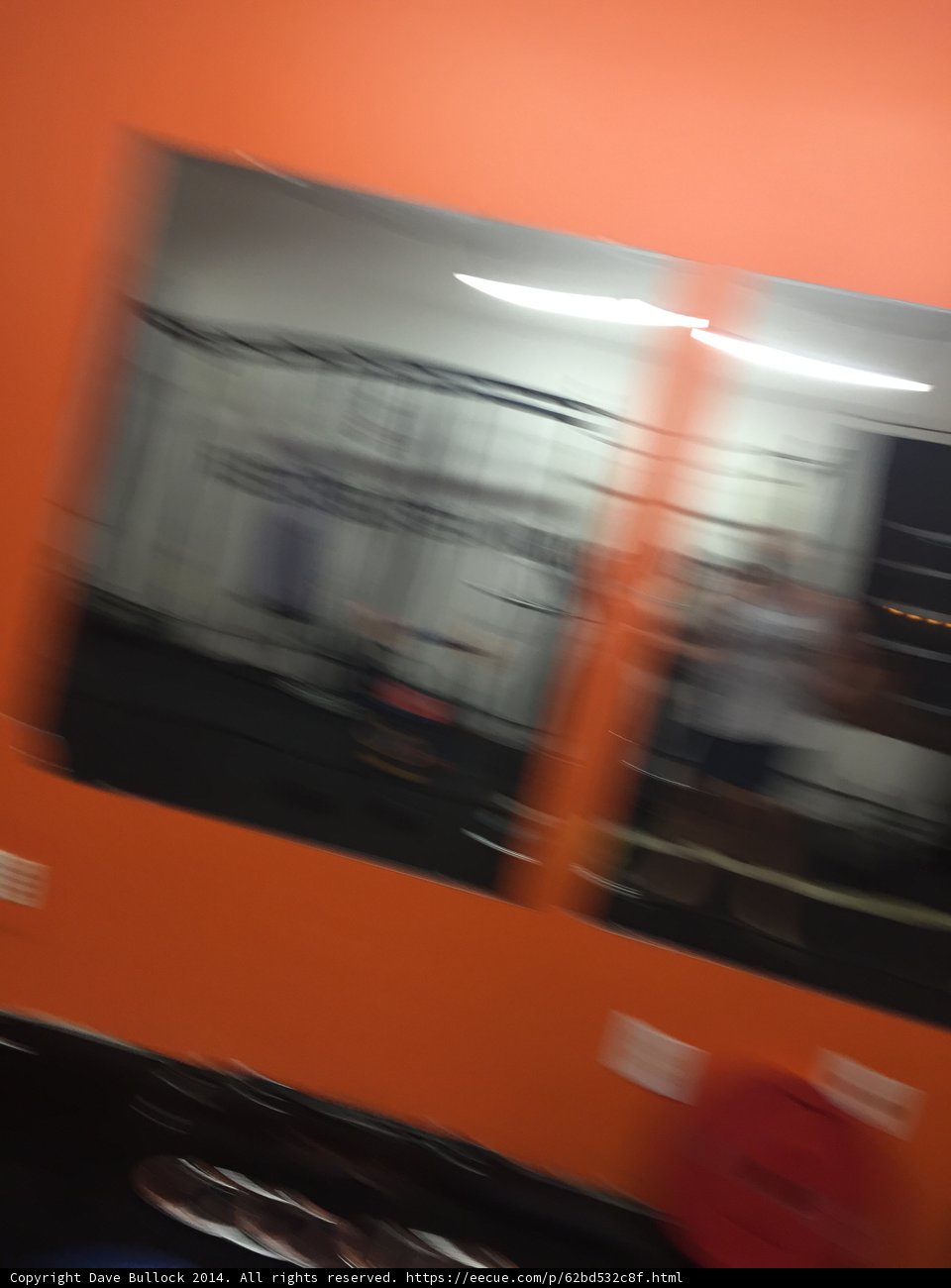 Blurred Reflections at the Terminal Gym