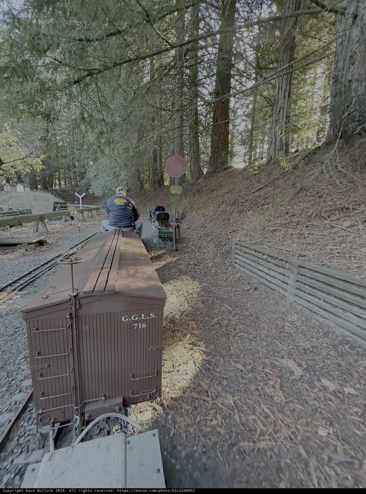 Historic Railway Journey Through Forested Valley