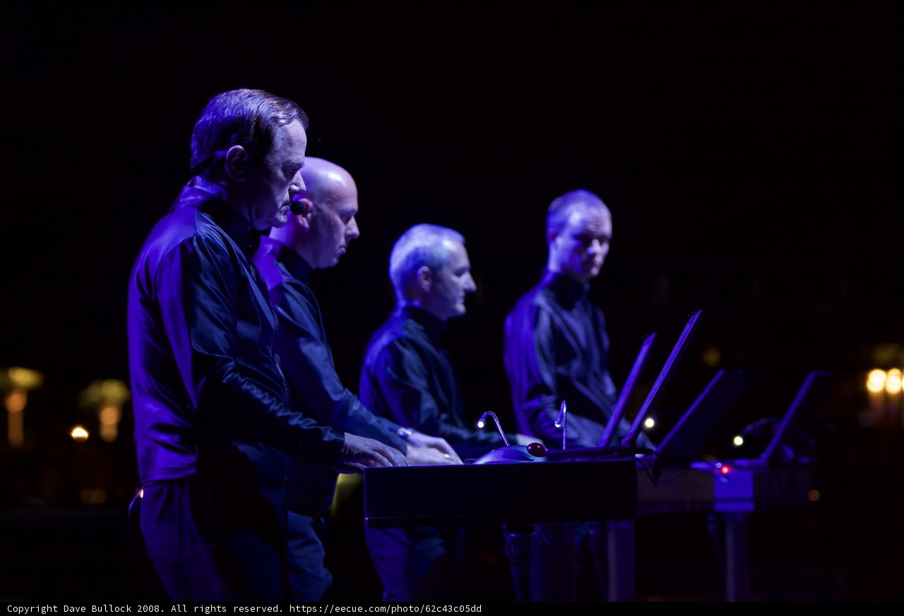 Four Men Entertain the Crowd with Their Keyboards
