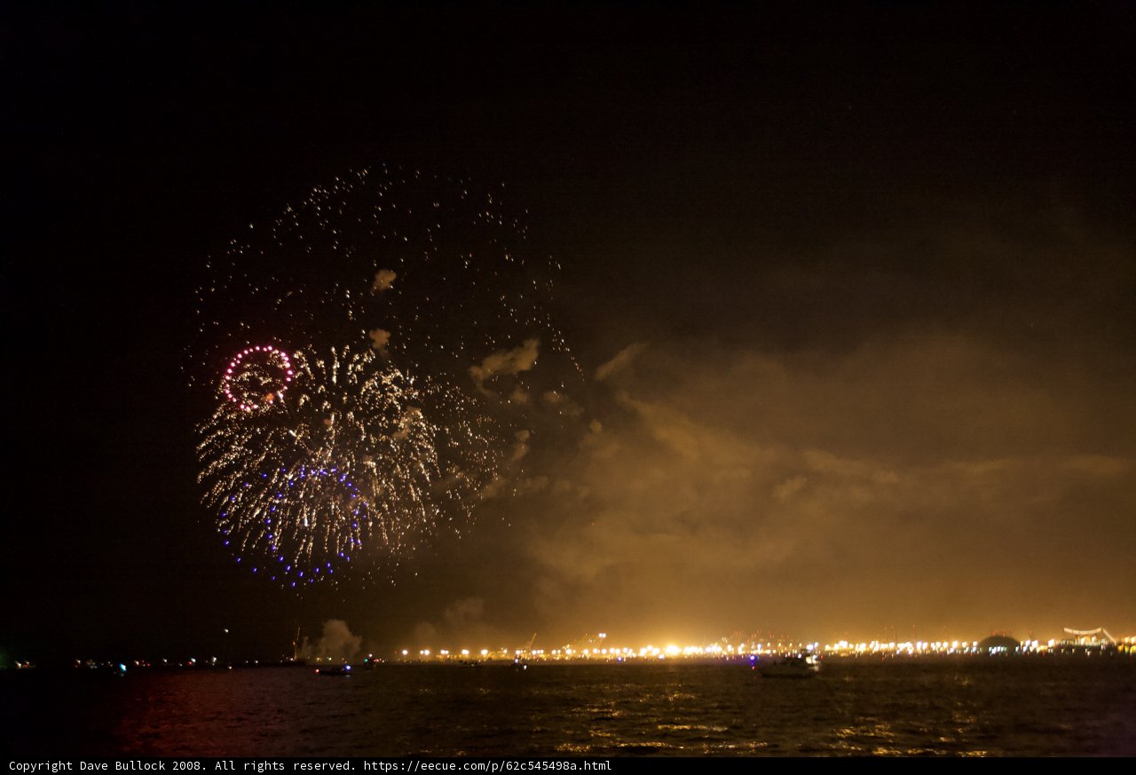 Spectacular 4th of July Fireworks Display over the City