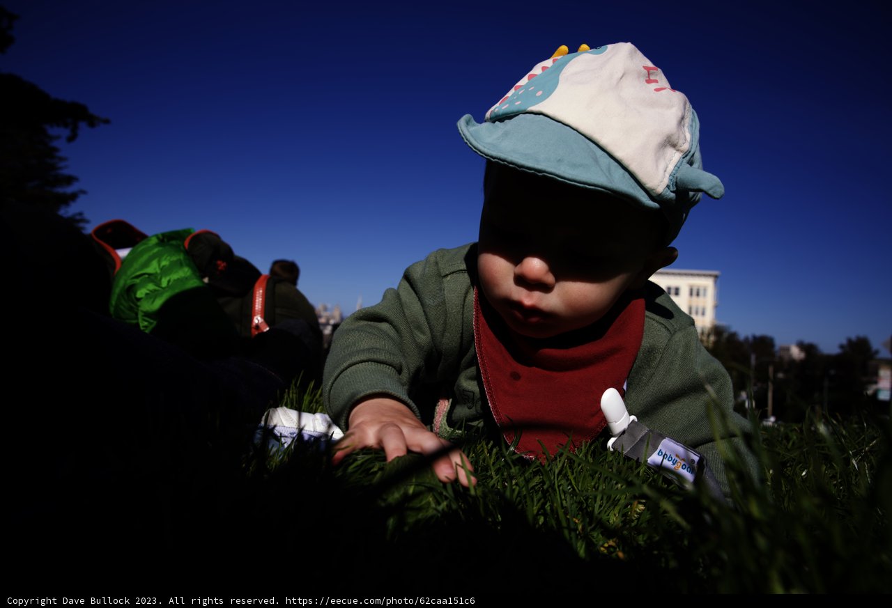 Baby Adventures in Alamo Square