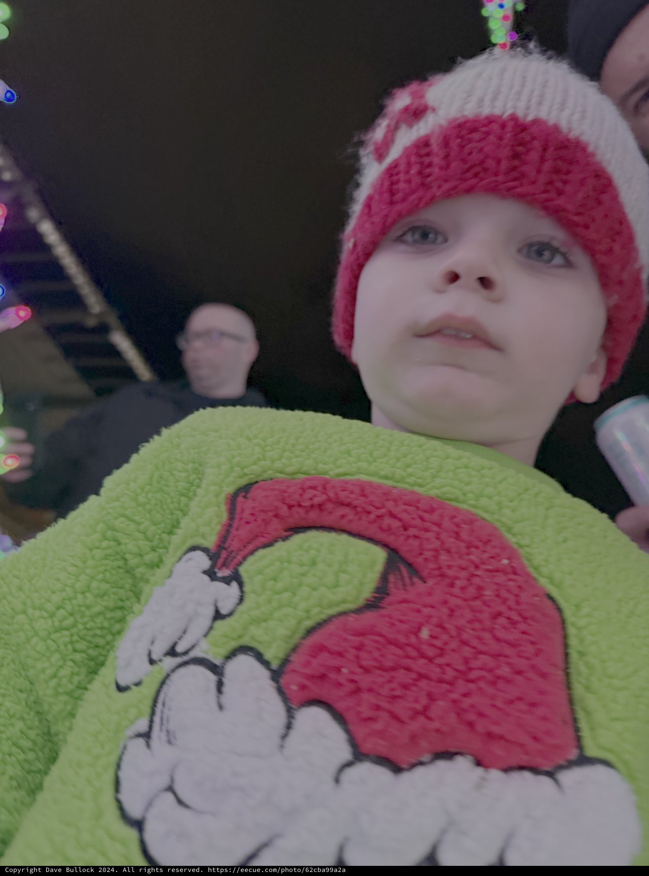 Baby in Winter Hat with Character Shirt