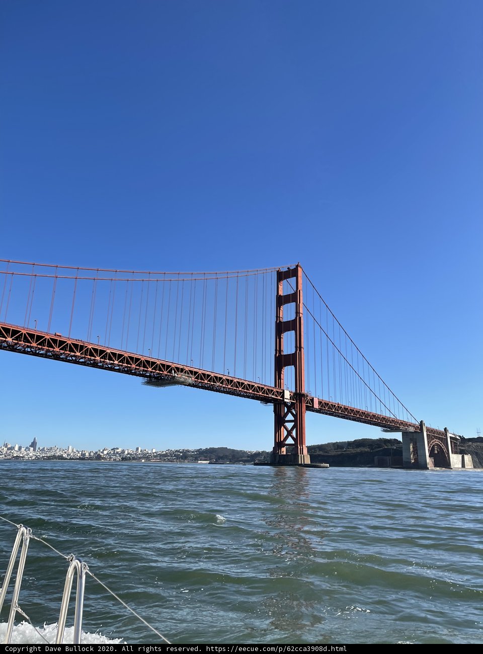 Golden Gate Bridge over the Blue Waters