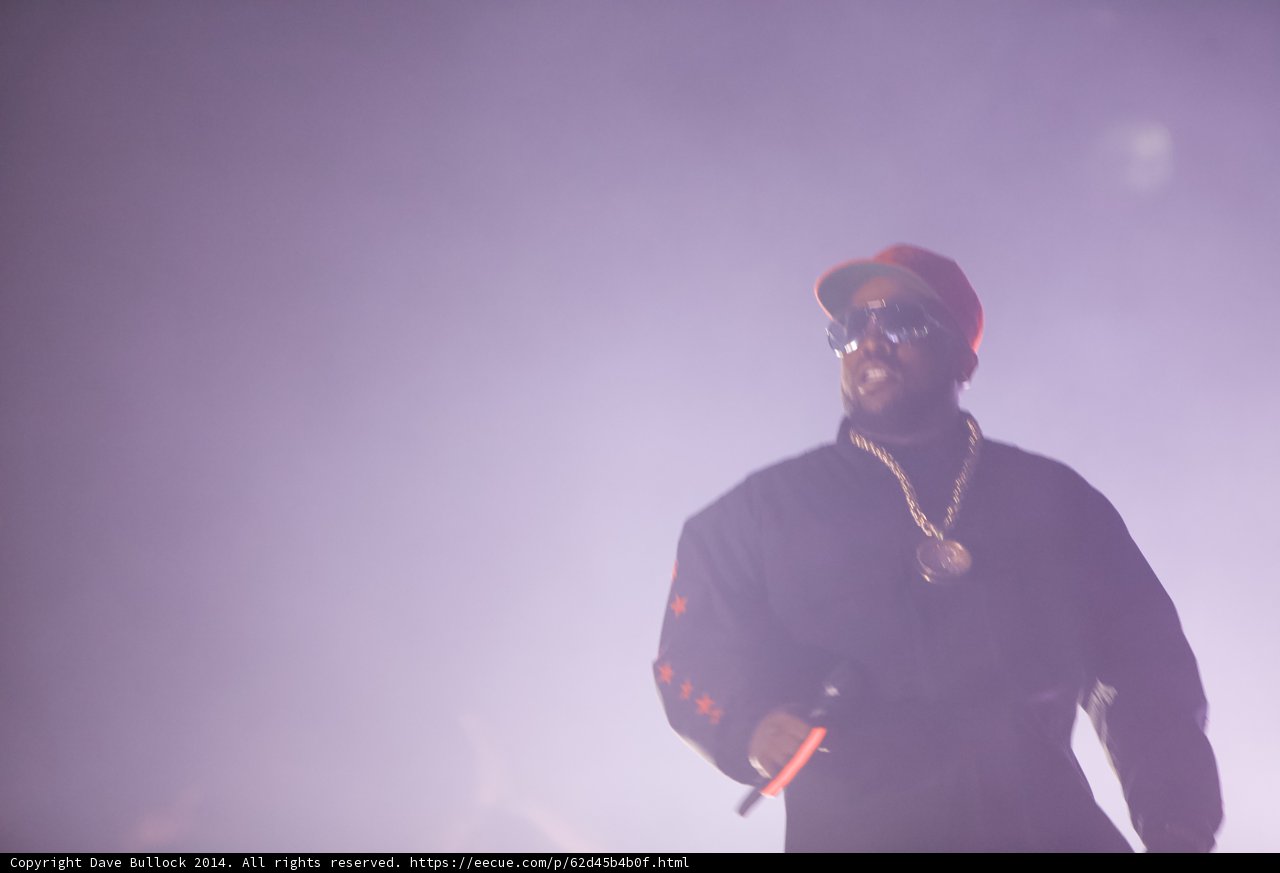 Big Boi Takes the Stage in Black Jacket and Sunglasses