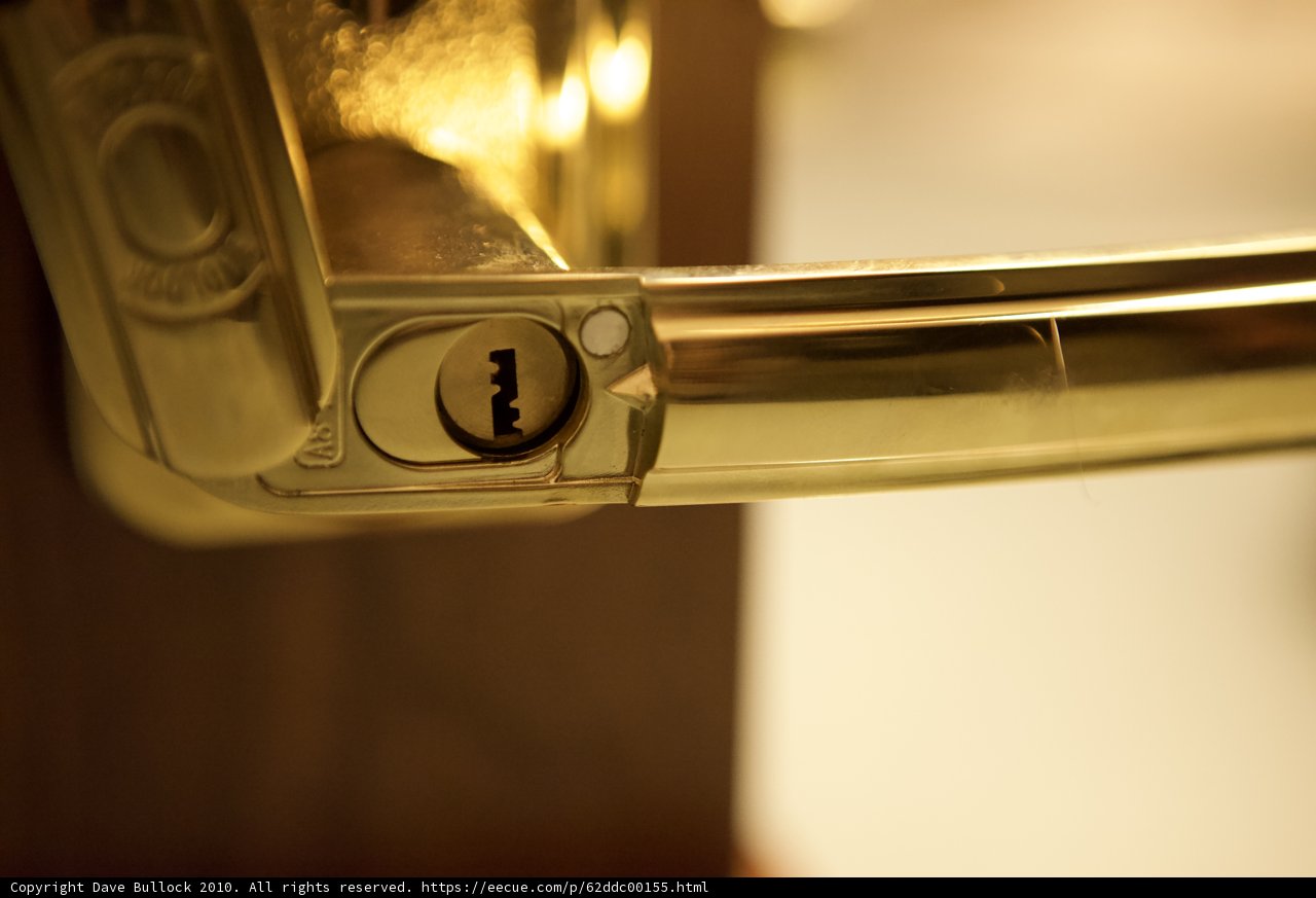 The Elegant Gold Door Handle
