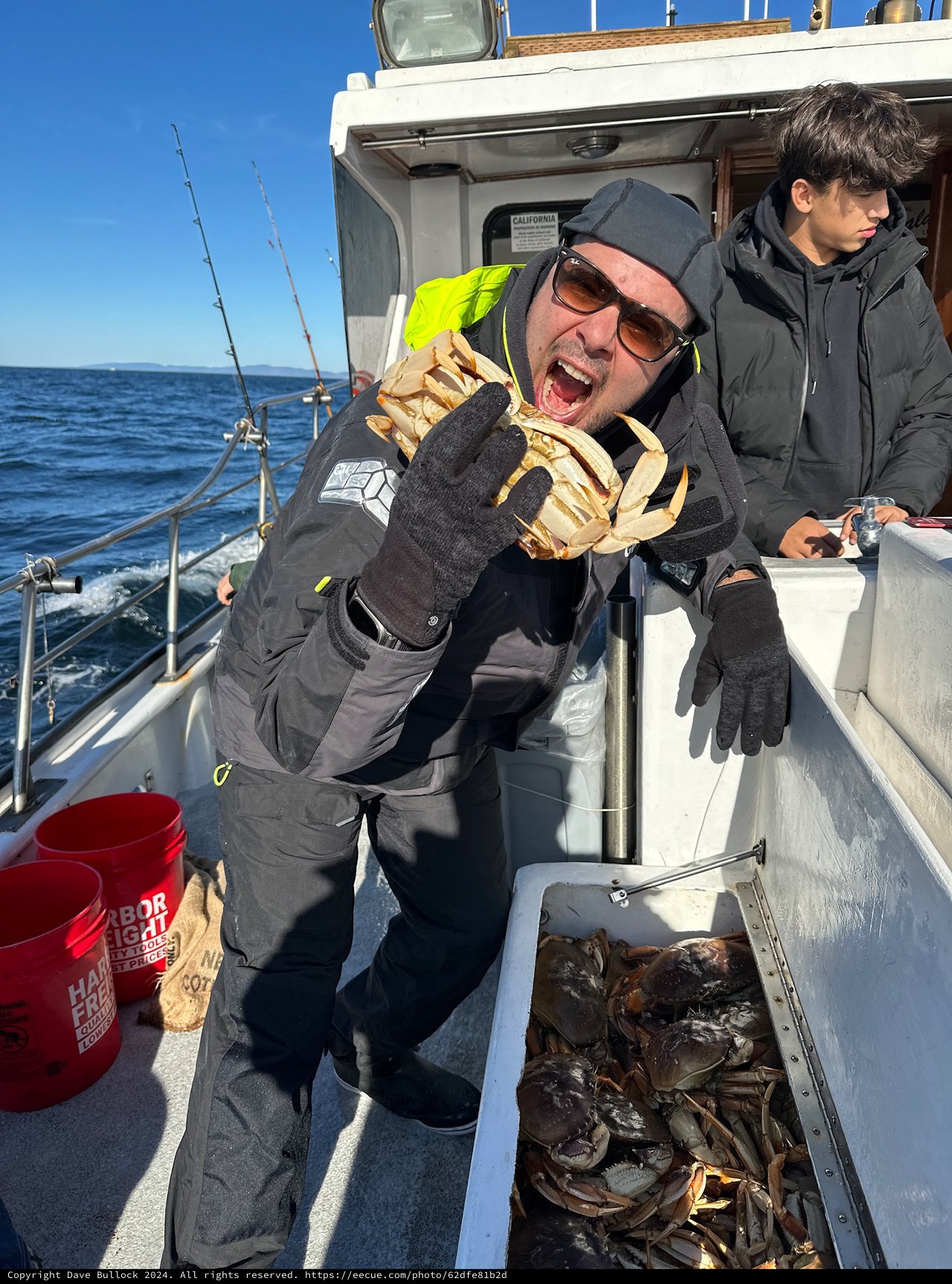 Successful Crab Fishing Expedition at Sea