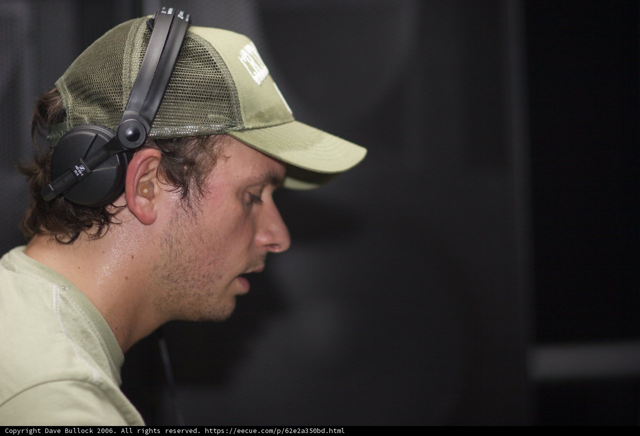 Headphone Hat Man