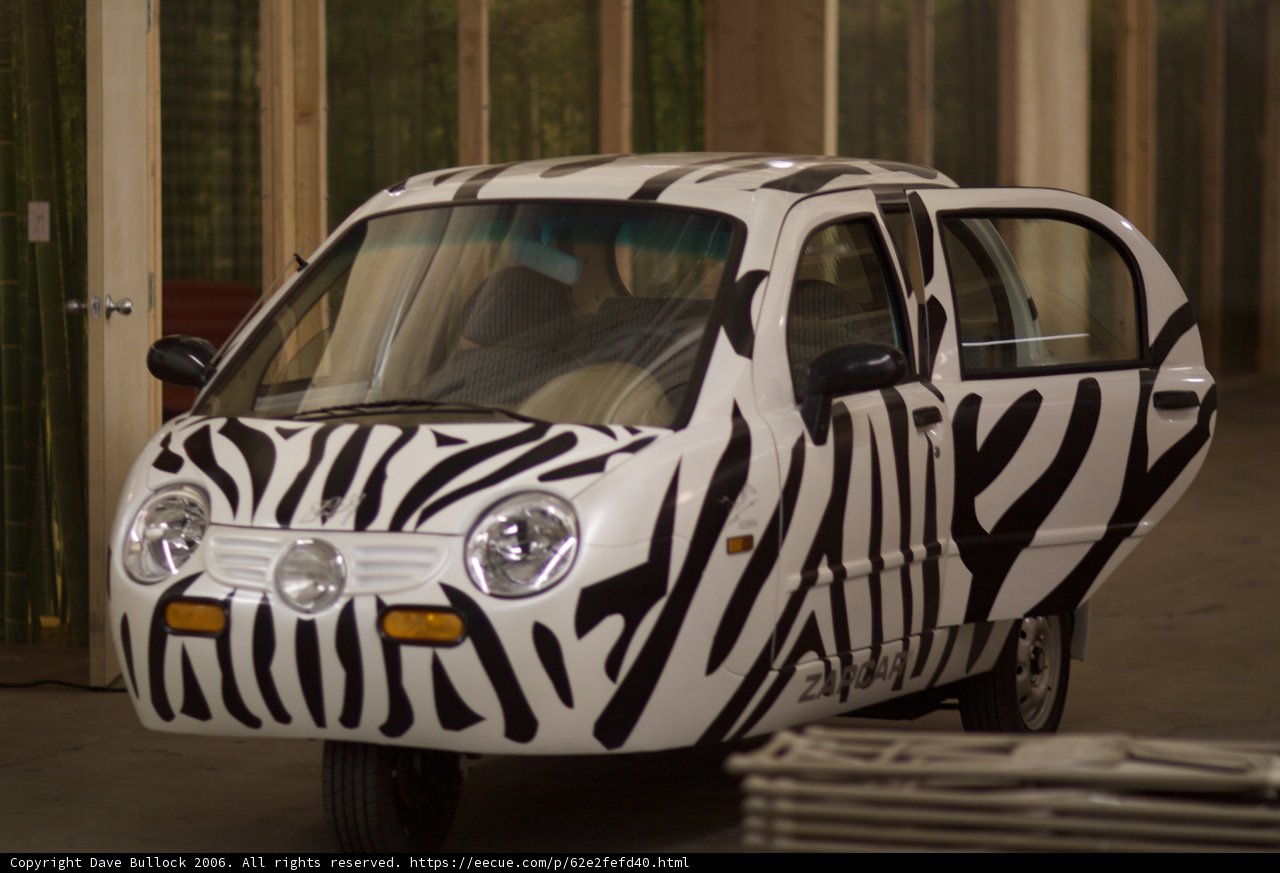 Zebra Machine on Wheels