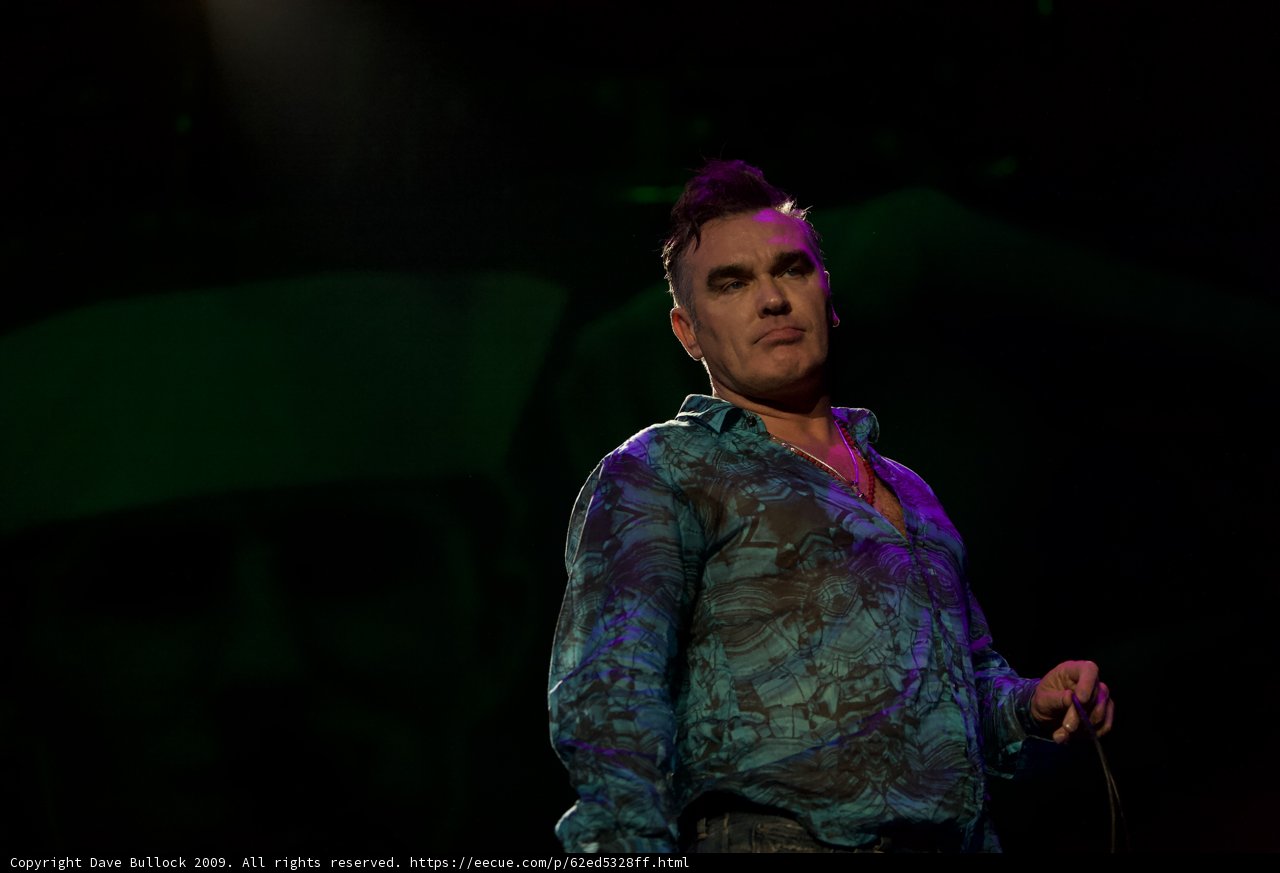 Morrissey takes the stage at Coachella 2009