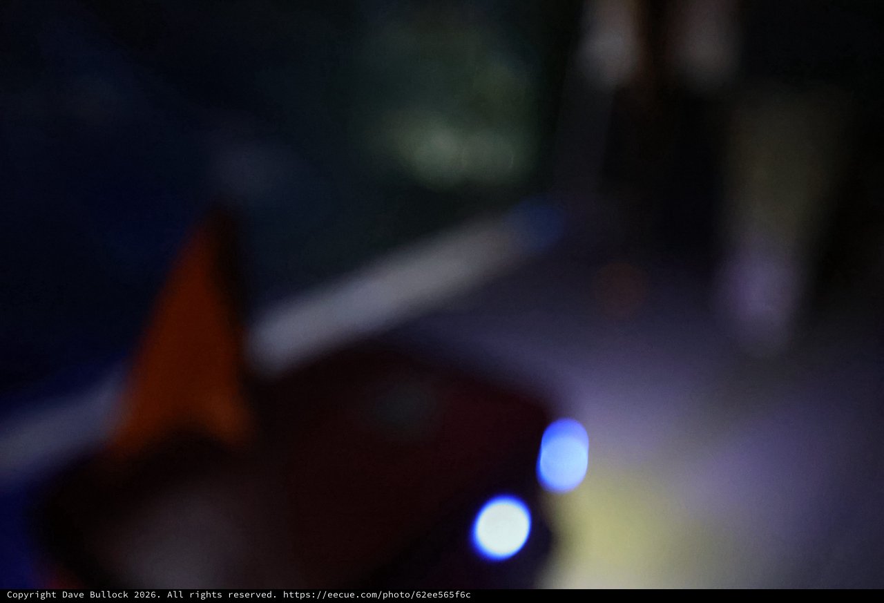Blue Bokeh Lights at Wobbleland Festival 2026