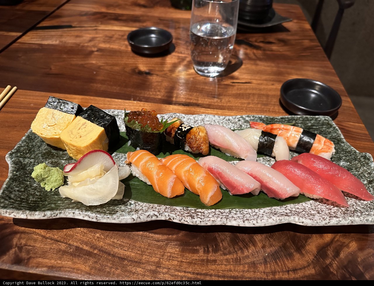 Delicious Sushi Platter in San Francisco