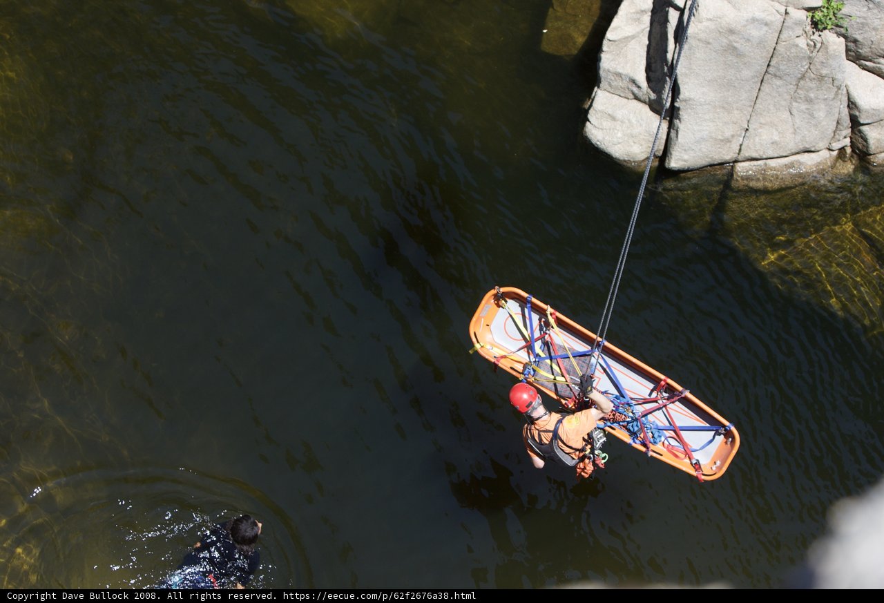Lowered into Adventure