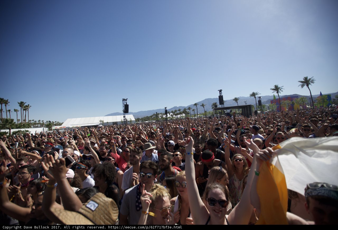 Coachella 2017 Concert Crowd at The Broad