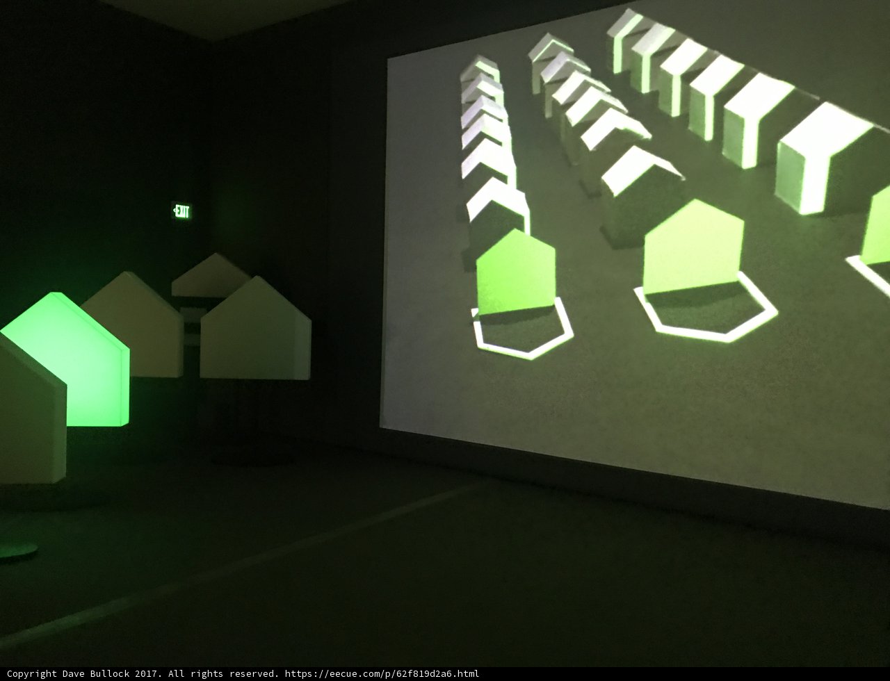 Green Illuminated Housing
