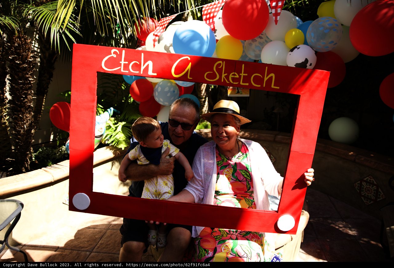 Sketchy Fun at Wesley's First Birthday!