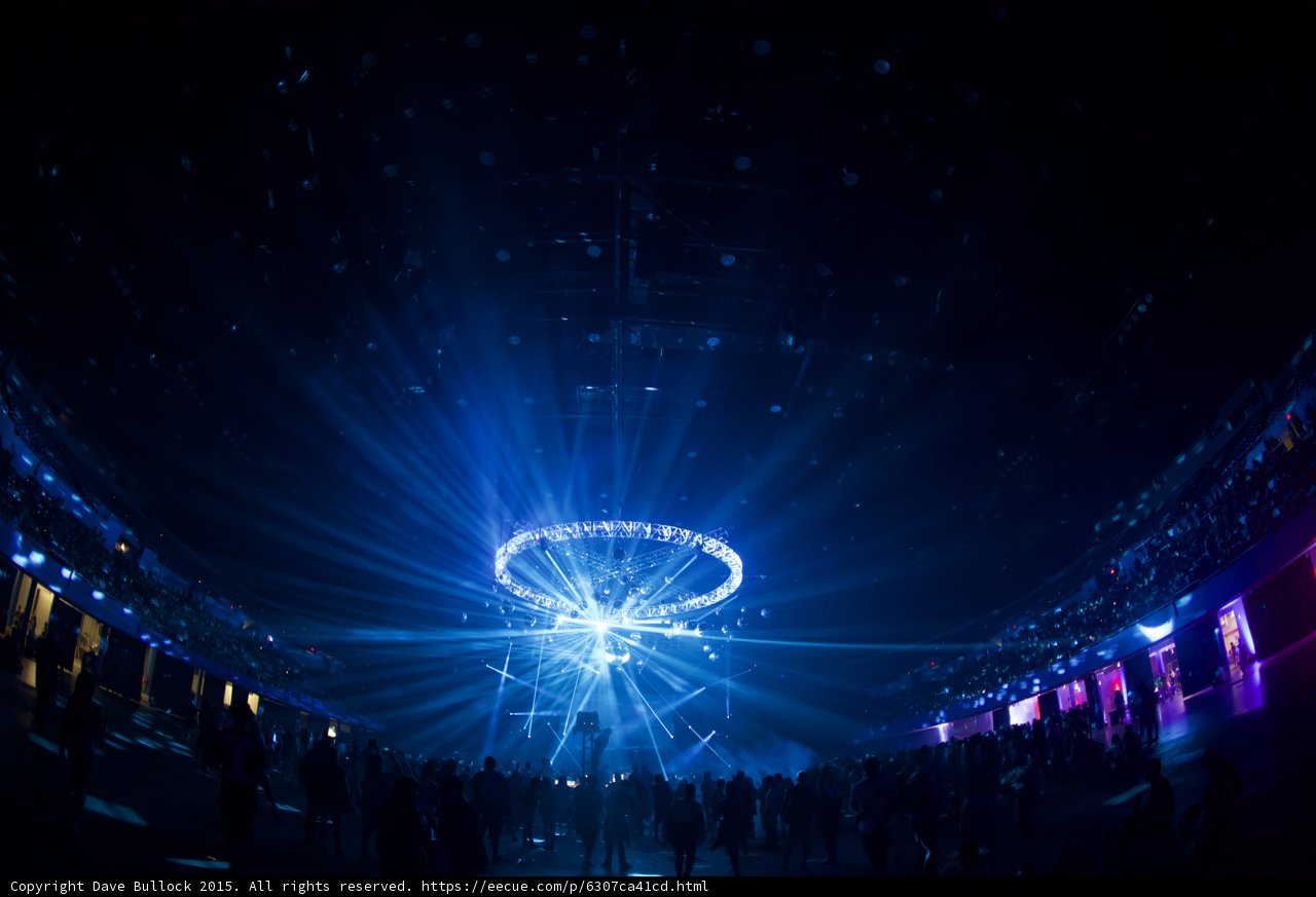 Tilted Lighting Rig View