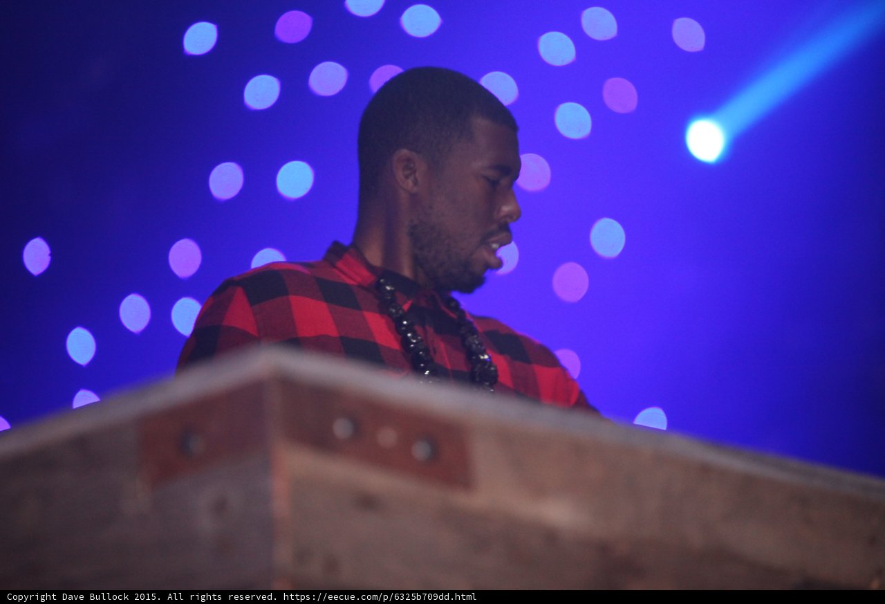 DJ with Bokeh Lights