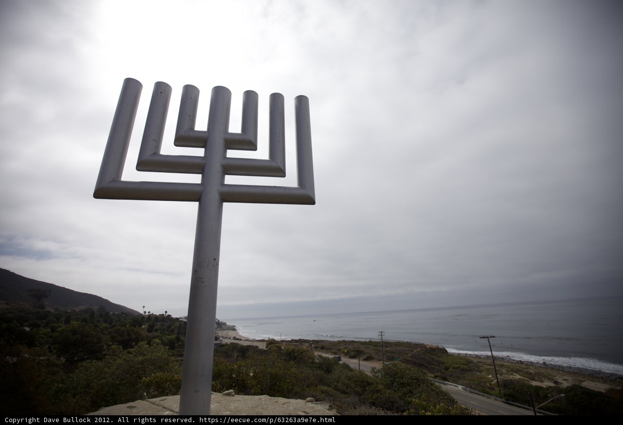 Menorah by the Sea