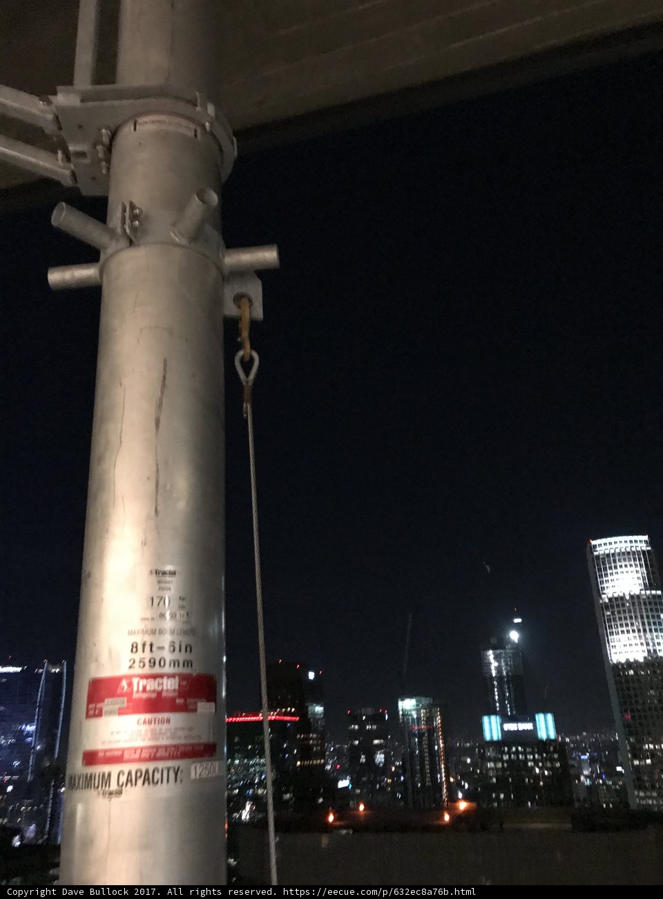 Urban Tower at Night