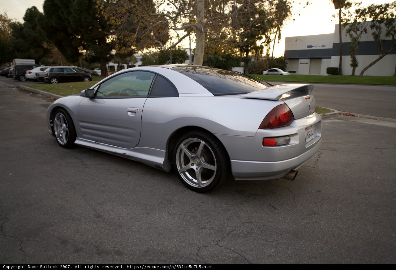 Silver Eclipse Sports Car