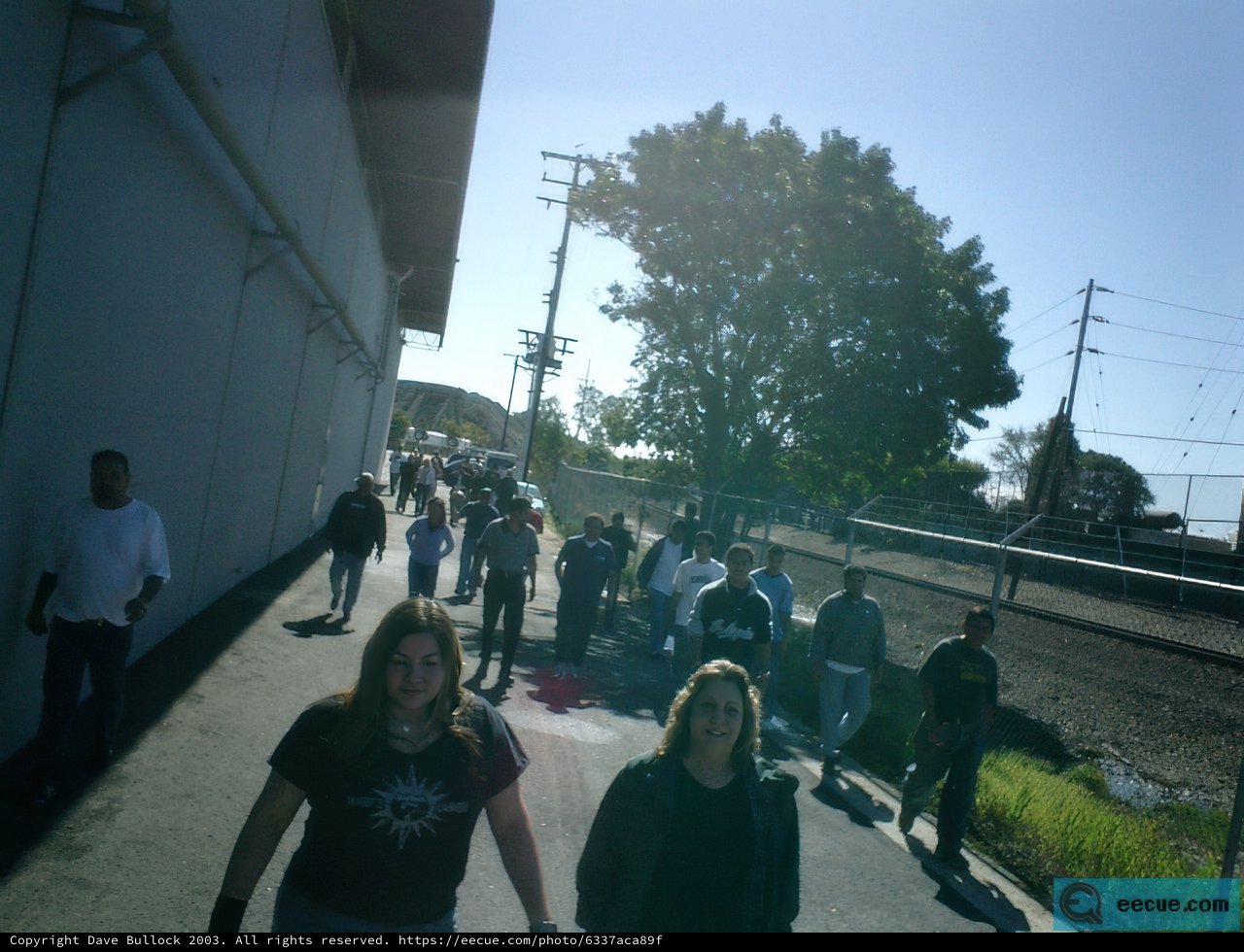 City Crowds on a Sunny Day