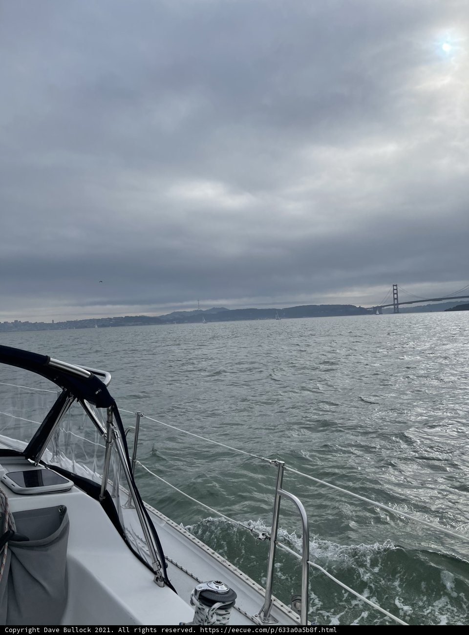 Sailboats and the Golden Gate Bridge