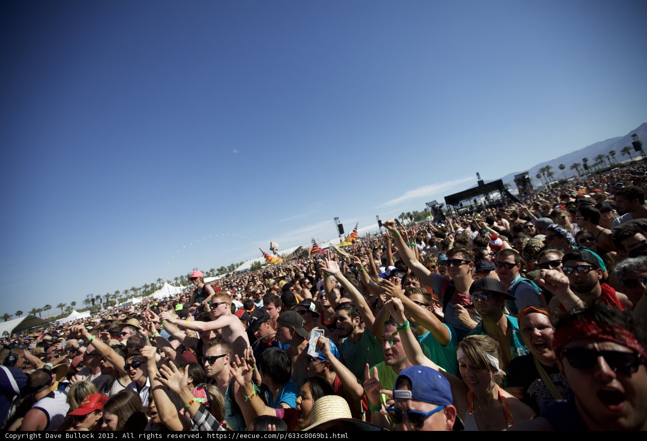 Coachella Crowd Full of Energy