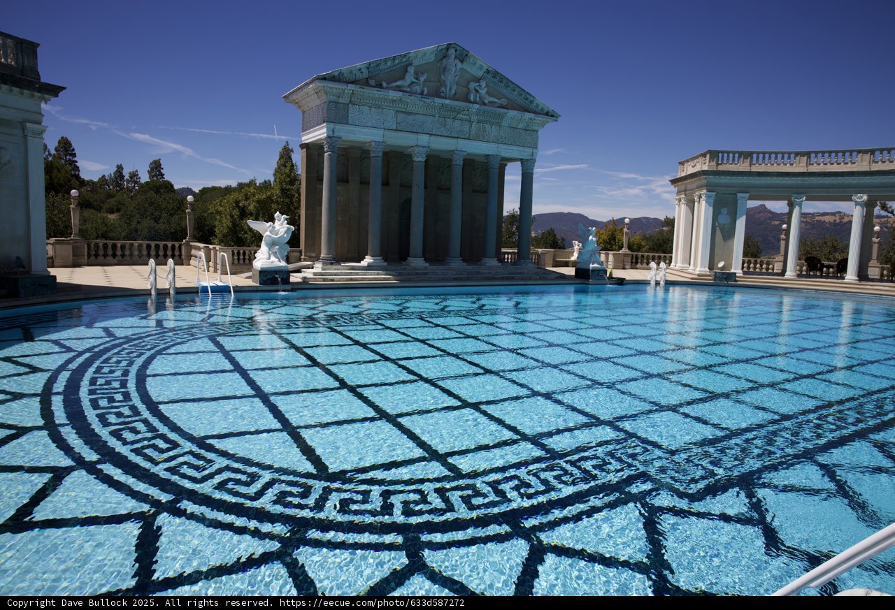 Poolside Elegance at Hearst Castle